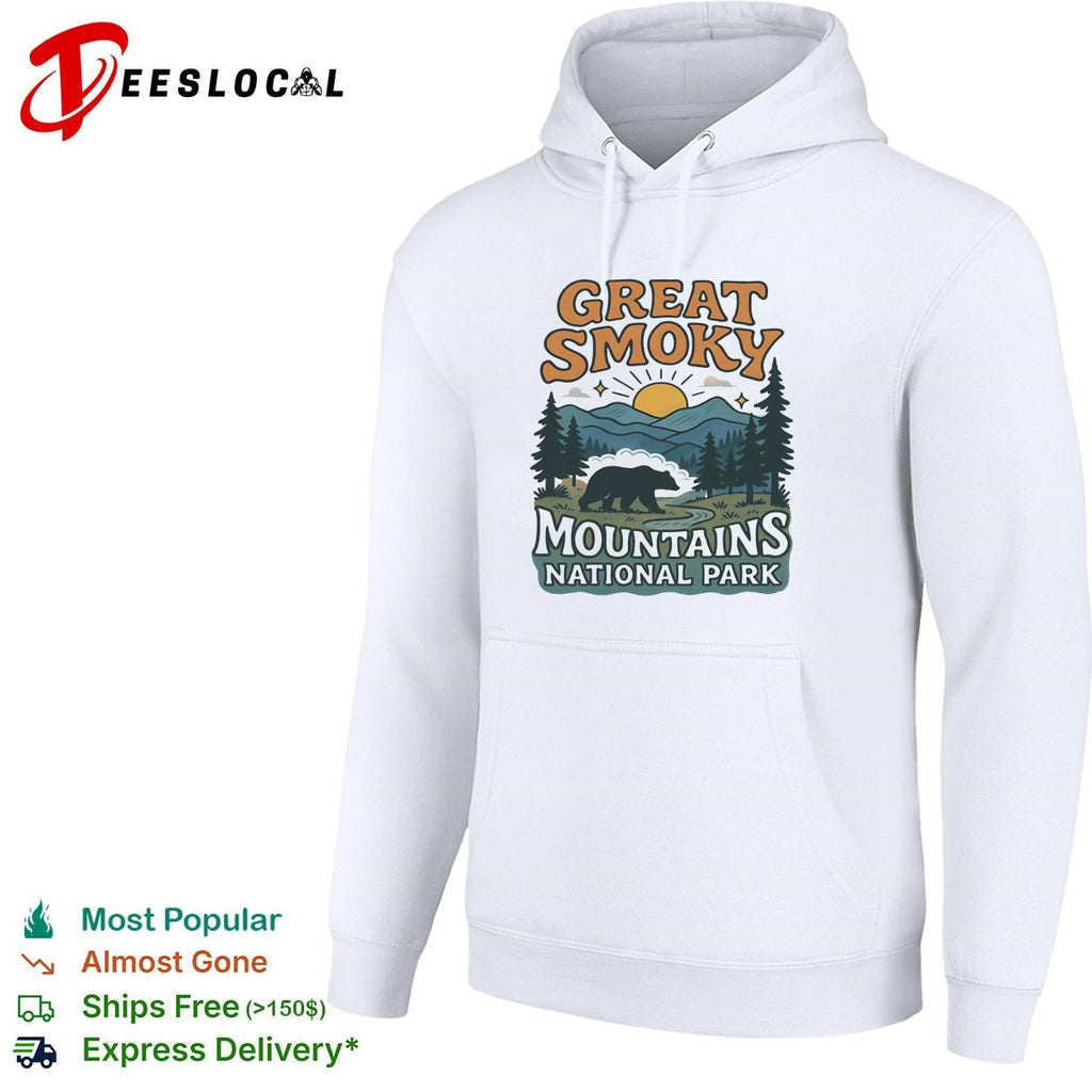 Great Smoky mountains national park retro shirt