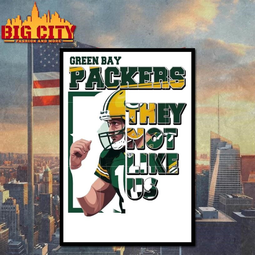 Green Bay Packers they not like us Shirt