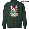 Green Floral & Red Bow Tree Sweatshirt 'NLB' T-Shirts, Hoodie | CiraTrend.com