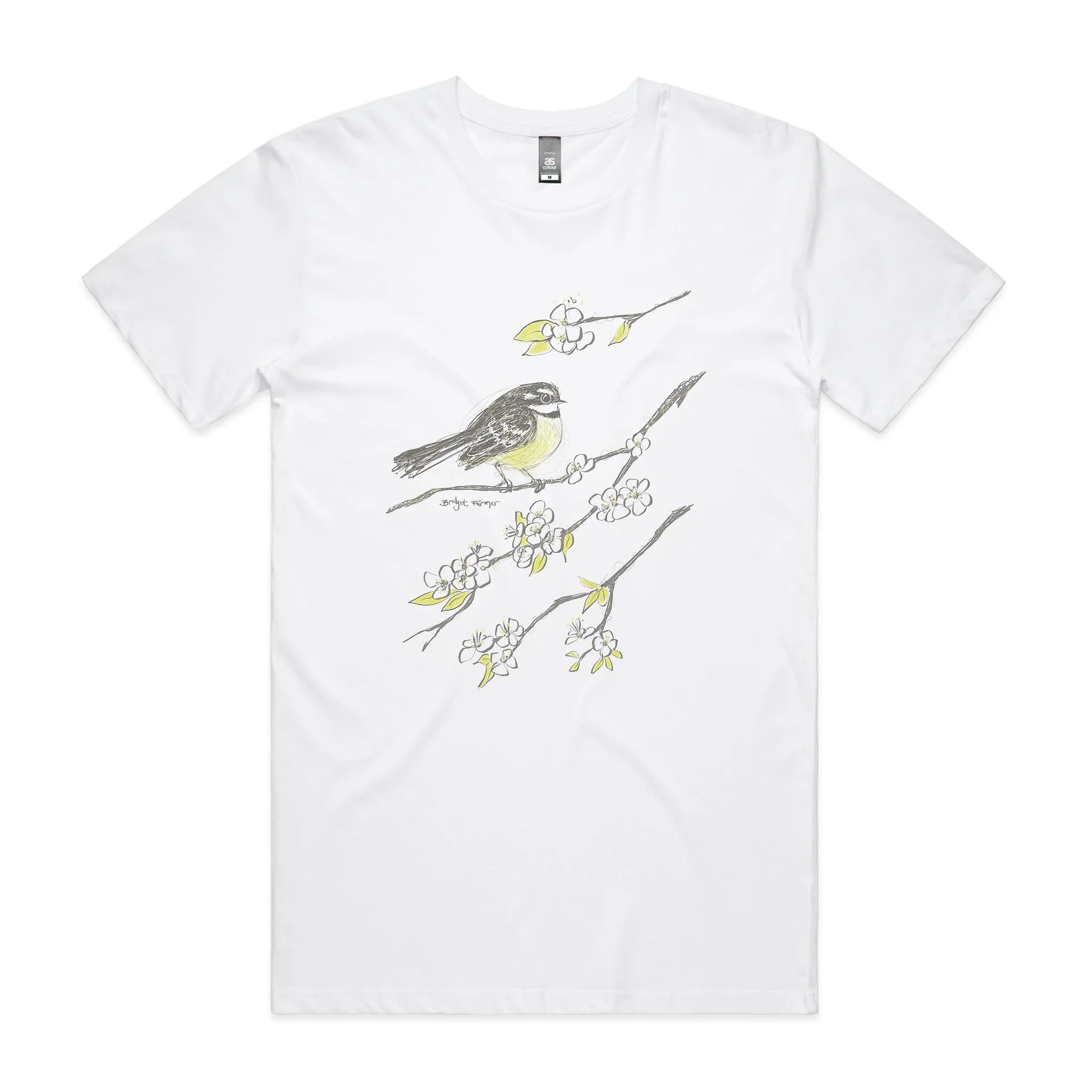 Grey Fantail Tee Hoodie, Sweatshirt | CiraTrend.com (Image 1)