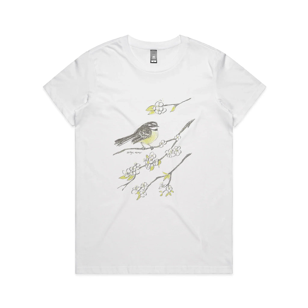 Grey Fantail Tee Hoodie, Sweatshirt | CiraTrend.com (Image 5)