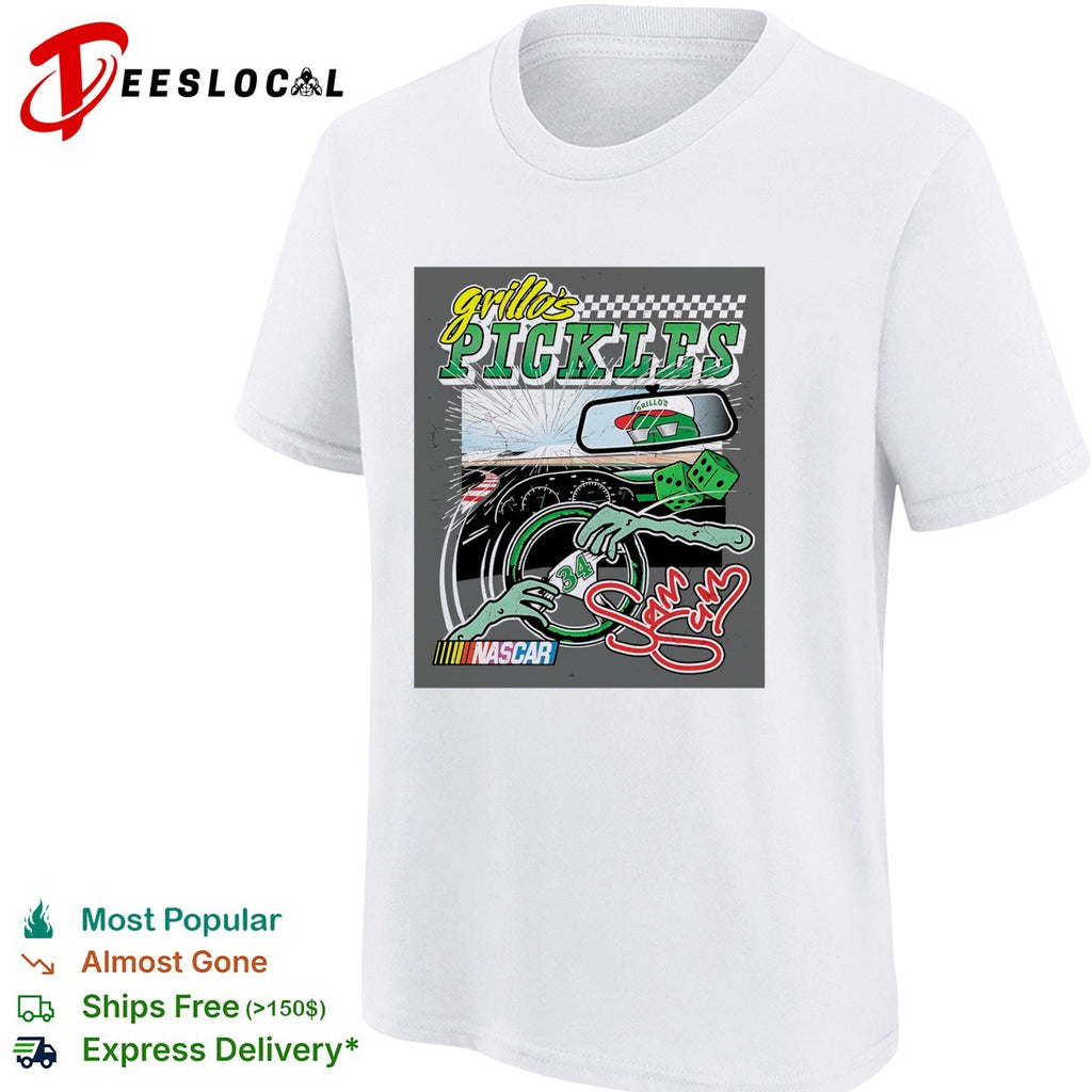 Grillo’s Pickles Nascar racing shirt