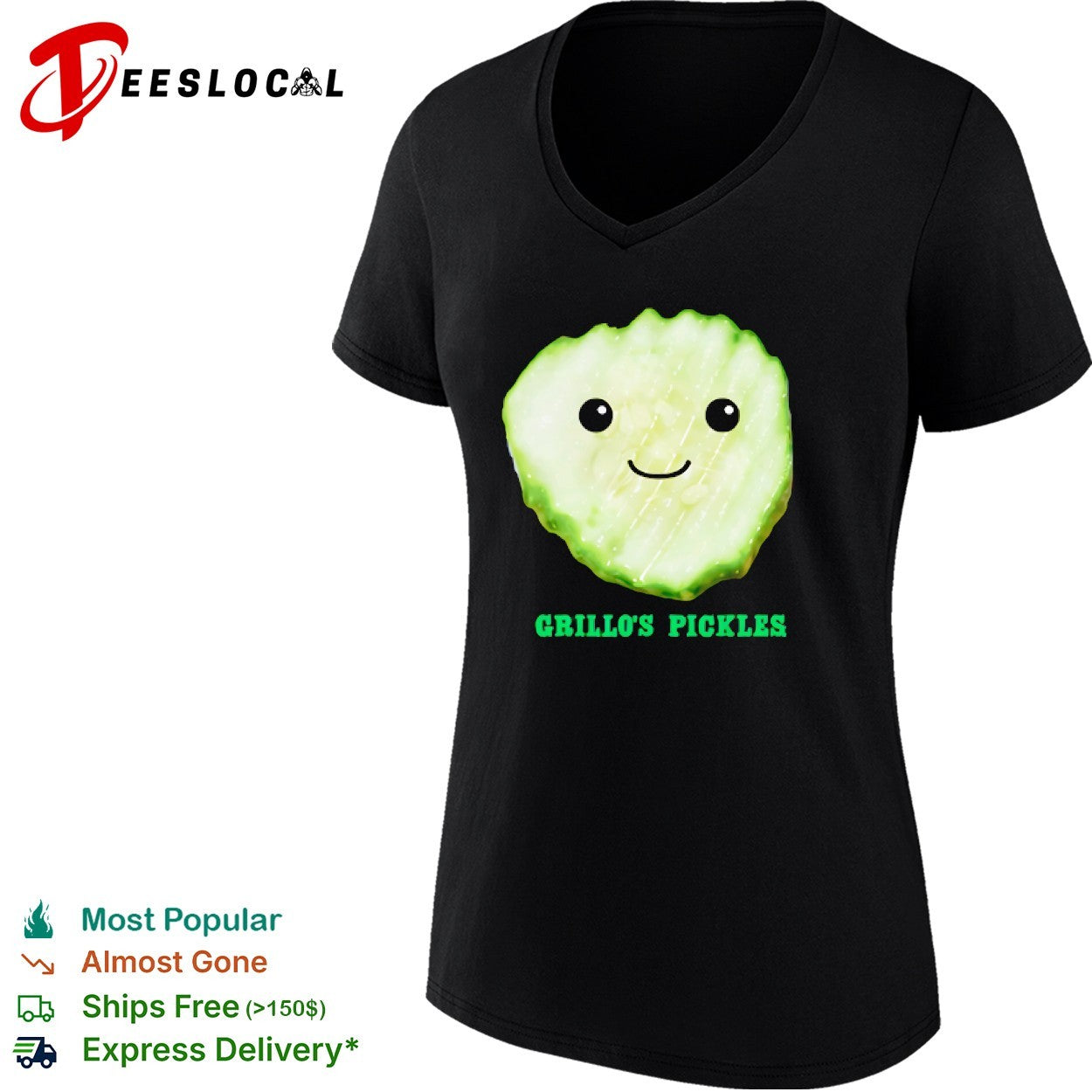 Grillo’s Pickles cute slice shirt