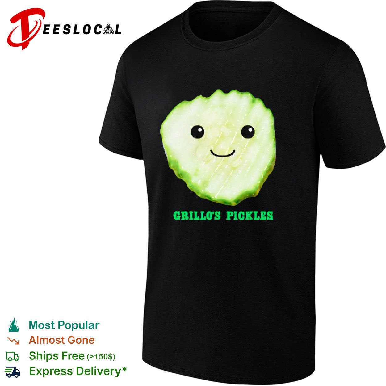 Grillo’s Pickles cute slice shirt