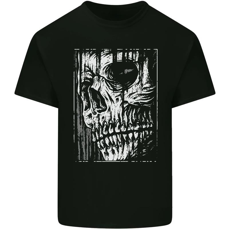 Grim Reaper Skull Gothic Biker Demon Mens Cotton T-Shirt Tee Top Made in USA Hoodie, Sweatshirt | CiraTrend.com