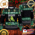 Grinch All I Need Is Jagermeister It Is Too People Outside Funny Ugly Christmas Sweater