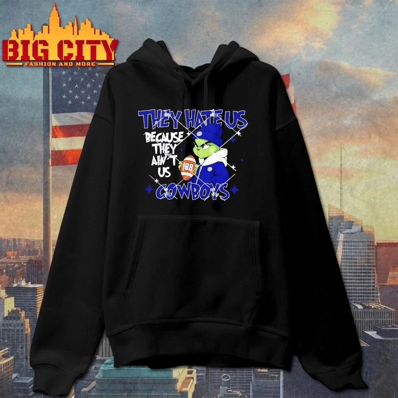Grinch Christmas They Hate Us Because They Ain’t Us Dallas Cowboys shirt