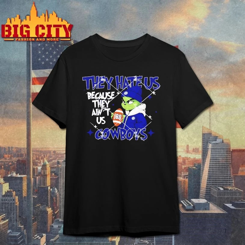 Grinch Christmas They Hate Us Because They Ain’t Us Dallas Cowboys shirt