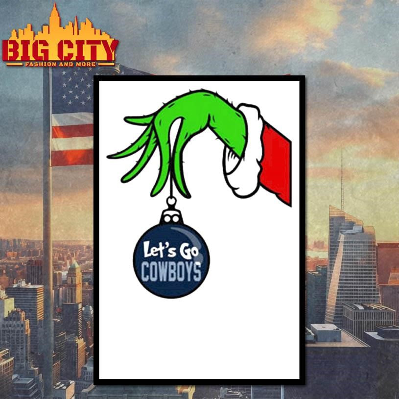 Grinch Cowboys Christmas Shirt