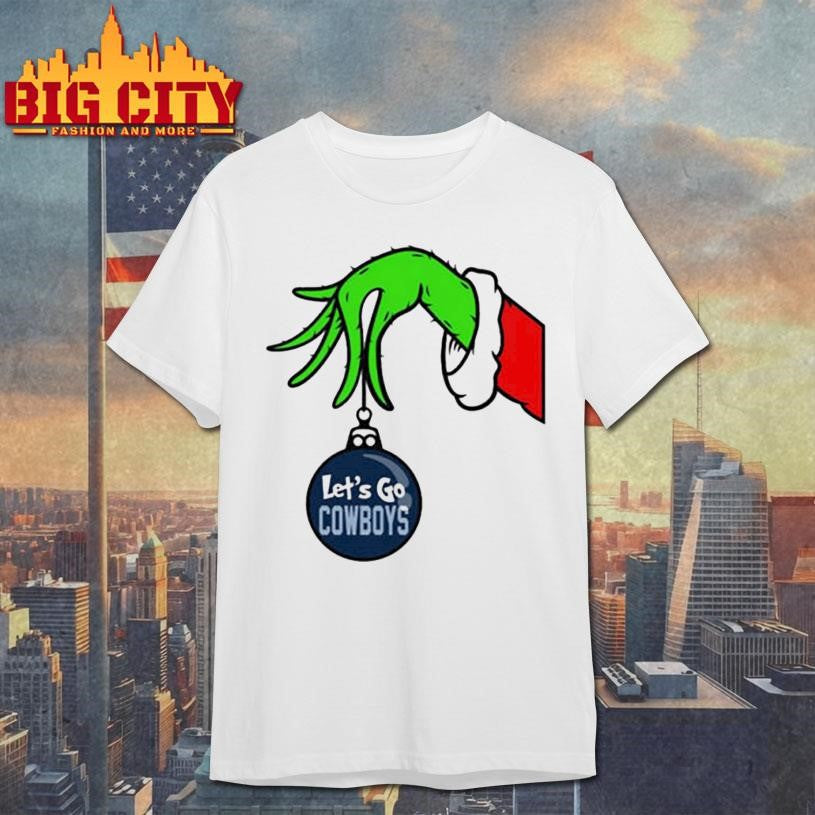 Grinch Cowboys Christmas Shirt
