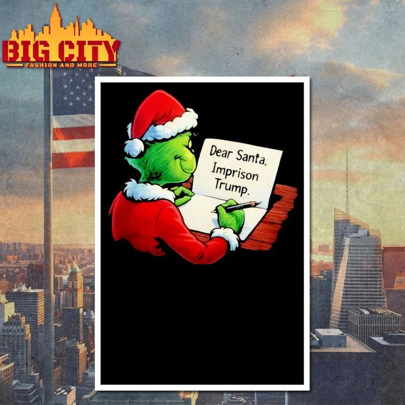 Grinch Dear Santa Imprison Trump shirt