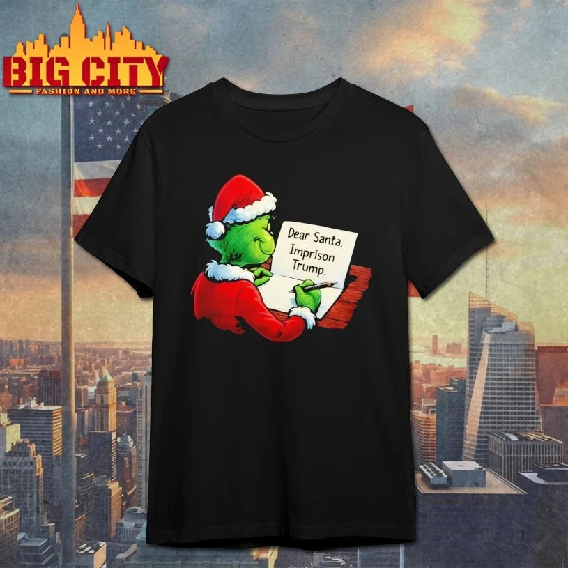Grinch Dear Santa Imprison Trump shirt