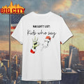 Grinch Hand Naughty List Kids Who Say Six Seven 6 7 Meme Christmas shirt
