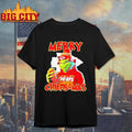 Grinch Holding Football Kansas City Chiefs Merry Chiefsmas Shirt