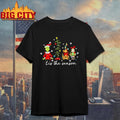Grinch Max and Cindy Lou Who Santa Claus tis the season Christmas Merry Christmas shirt