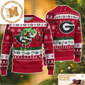Grinch Stole Georgia Bulldogs NCAA Funny Xmas 2023 Gift For Holiday Ugly Christmas Sweater