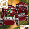 Grinch Stole South Carolina Gamecocks NCAA Funny Xmas 2023 Gift For Holiday Ugly Christmas Sweater