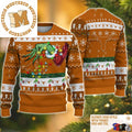 Grinch Stole Texas Longhorns NCAA Funny Xmas 2023 Gift For Holiday Ugly Christmas Sweater