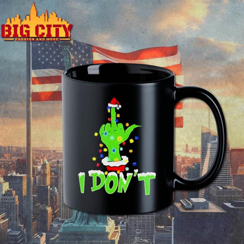 Grinch middle finger I don’t Merry Christmas shirt
