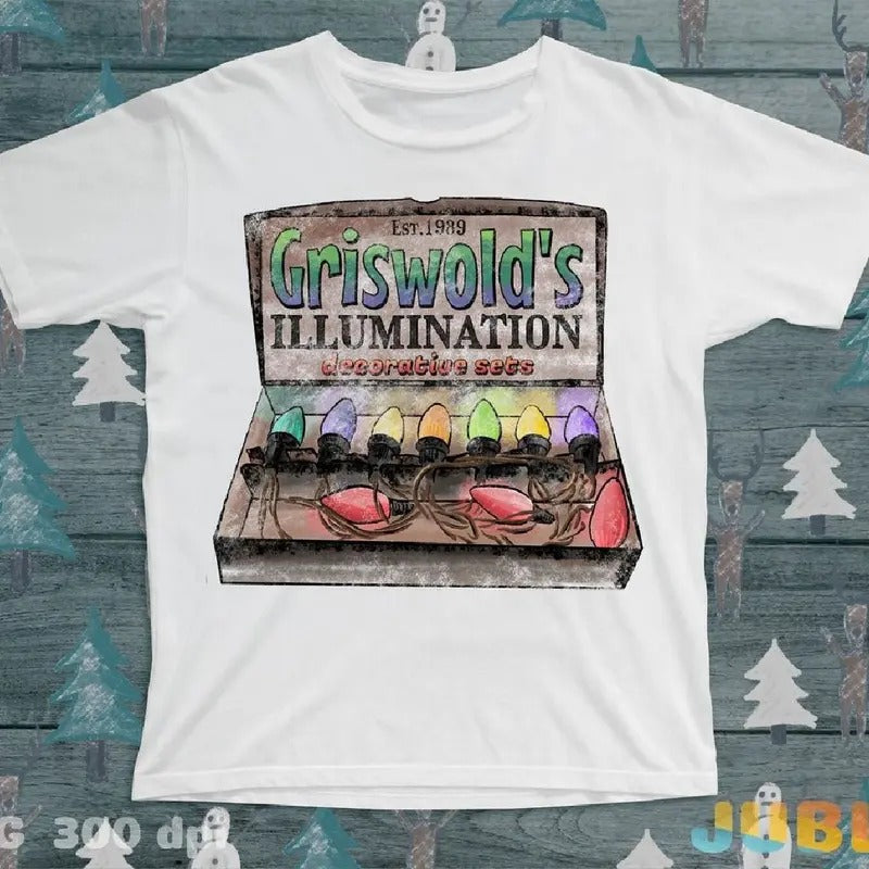 Griswold Illumination Shirt, Merry Christmas Shirt, Clark Griswold Christmas Movie Tshirt, Vintage Shirt Christmas Tshirt...