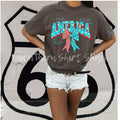 Groovy America bow T shirt  | Pepper comfort colors t shirt Hoodie, Sweatshirt | CiraTrend.com