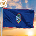 Guam Flag US Territorial Flag Of Guam Banner Indoor Outdoor Decorative 2 Sides Garden House Flag