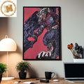 Guardians Of The Galaxy Vol 3 Captain Rocket Racoon Holding The Big Gun Home Decor Poster Canvas