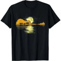 Guitar Lake Shadow Love Guitar Musician T-Shirt Made in USA Hoodie, Sweatshirt | CiraTrend.com