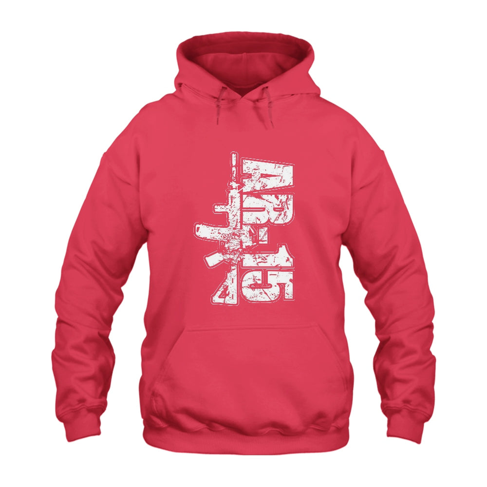 Gun AR 15 Hoodie
