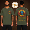 Gun N Roses World Tour 2026 Military Green Two Sided Unisex T Shirt