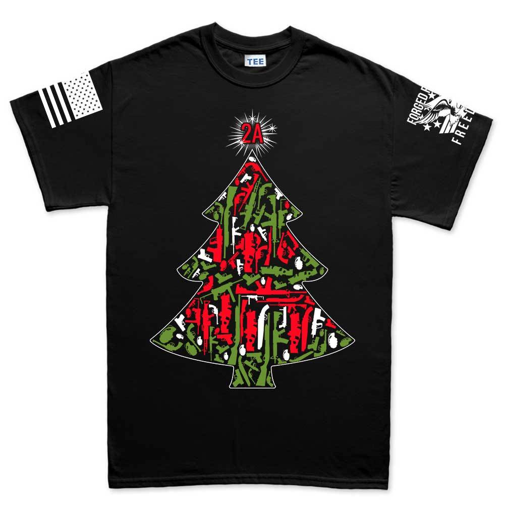 2A Christmas Tree Men's T-shirt Style001