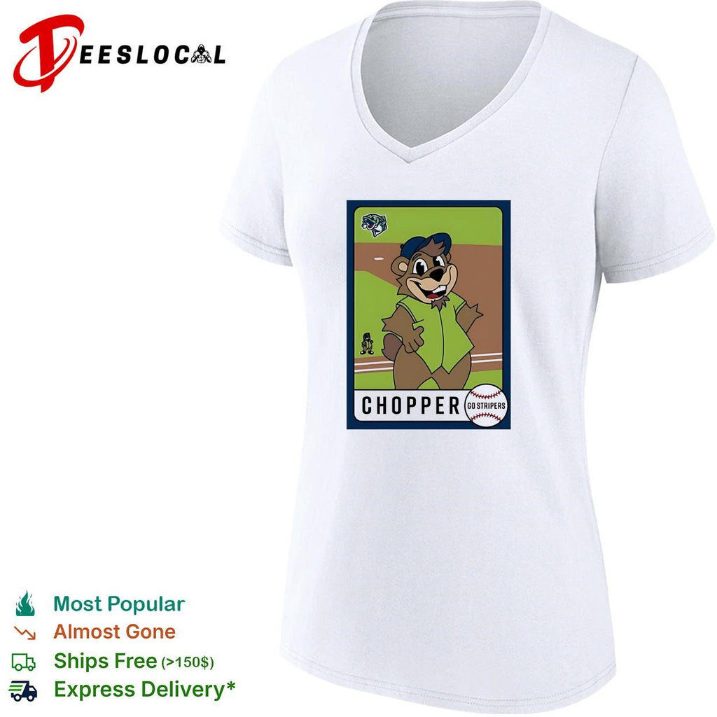 Gwinnett Stripers Chopper Baseball Card shirt