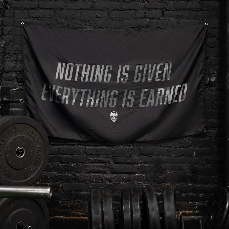 Gymreapers Mantra Gym Flag - Gray Camo - Garage Banners T-Shirts, Hoodie, Sweatshirt | CiraTrend.com