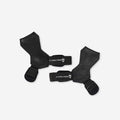 Gymreapers Weight Lifting Grips (Pair) for Heavy Deadlifts, Rows with Neoprene Padded Wrist Wraps Support and Strong...