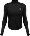 Gymreapers Women's Moisture-Wicking All-Day Comfort Quarter Zip Shirt with Reflective Logo Hoodie, Sweatshirt | CiraTrend.com