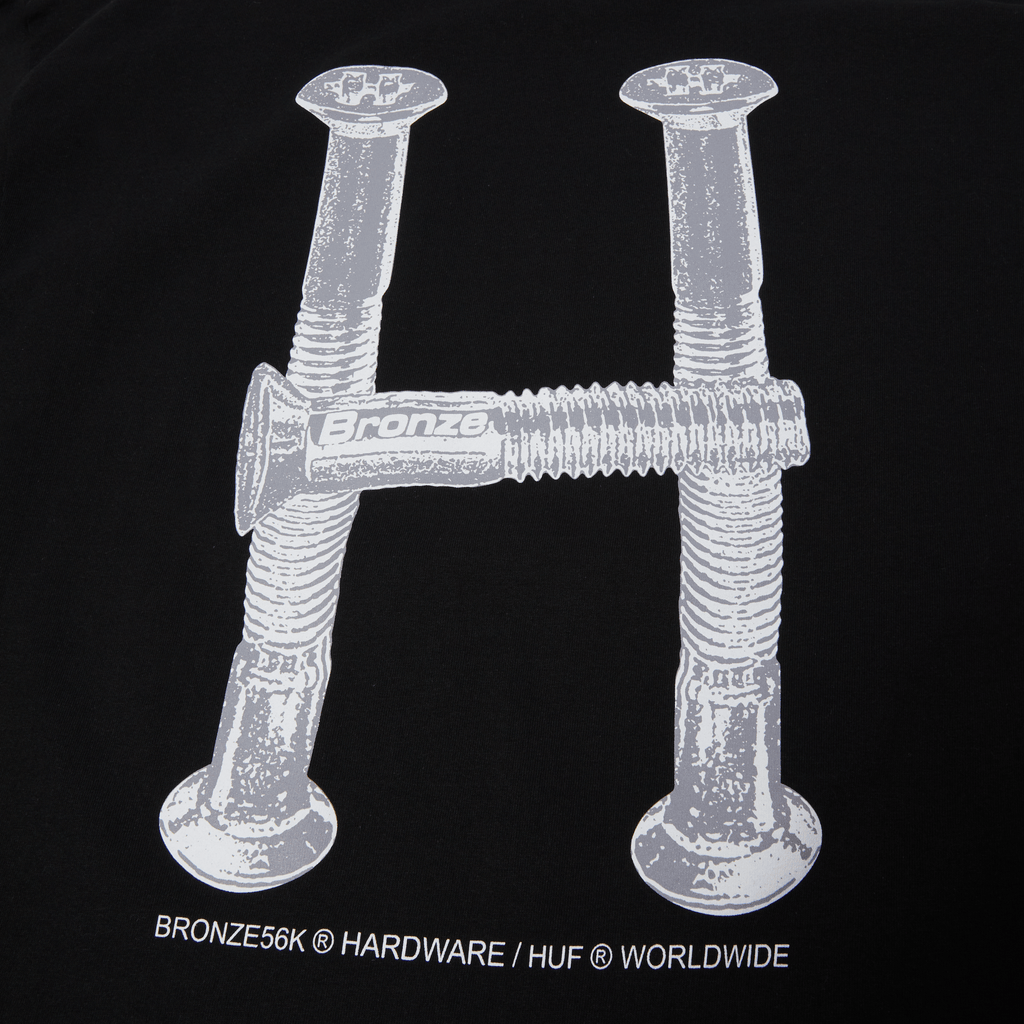 HUF x Bronze56K H Bolts Triple Triangle T-Shirt Hoodie, Sweatshirt | CiraTrend.com (Image 3)