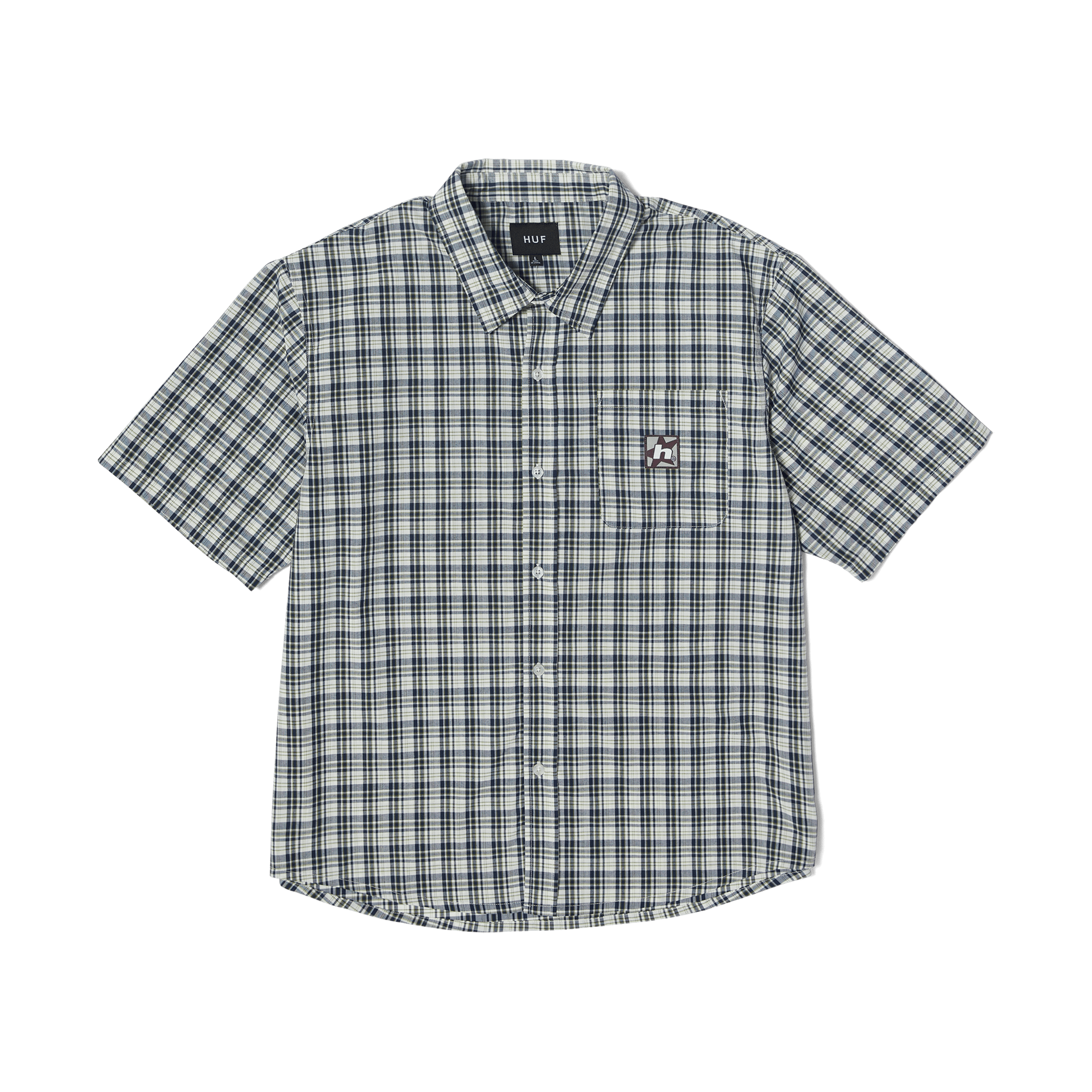 H Star Plaid Shirt Hoodie, Sweatshirt | CiraTrend.com (Image 1)
