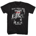Halloween Mens S/S T-Shirt - Not Me - Solid Black Hoodie, Sweatshirt | CiraTrend.com