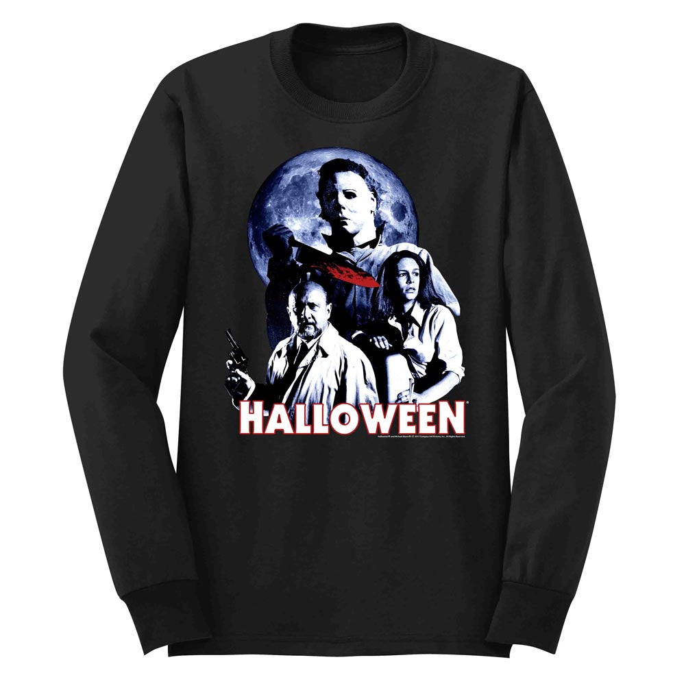 Halloween Mens L/S T-Shirt - Ensemble - Solid Black Hoodie, Sweatshirt | CiraTrend.com