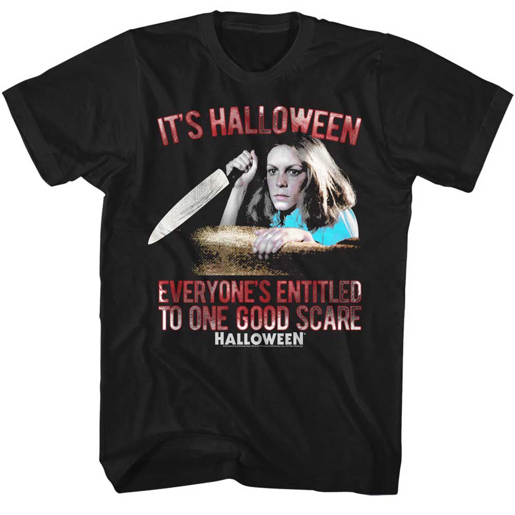 Halloween Mens S/S T-Shirt - Goodscare - Solid Black Hoodie, Sweatshirt | CiraTrend.com