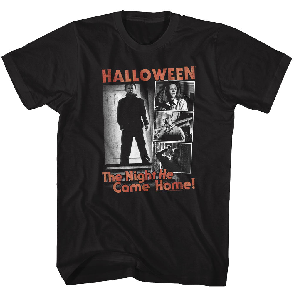 Halloween Mens S/S T-Shirt - The Night - Solid Black Hoodie, Sweatshirt | CiraTrend.com