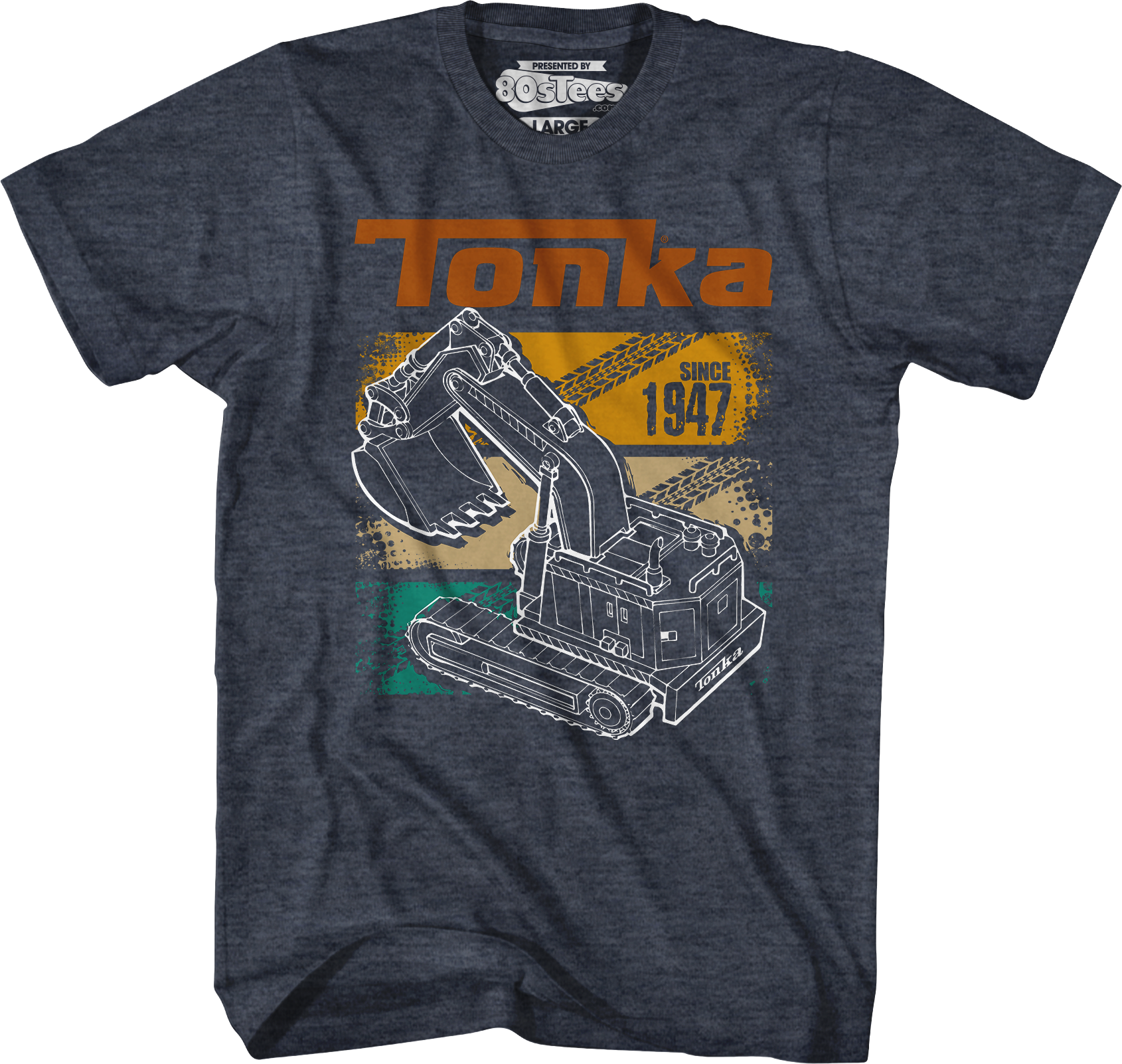 Retro Digger Track Panels Tonka T-Shirt Hoodie, Sweatshirt | CiraTrend.com (Image 5)