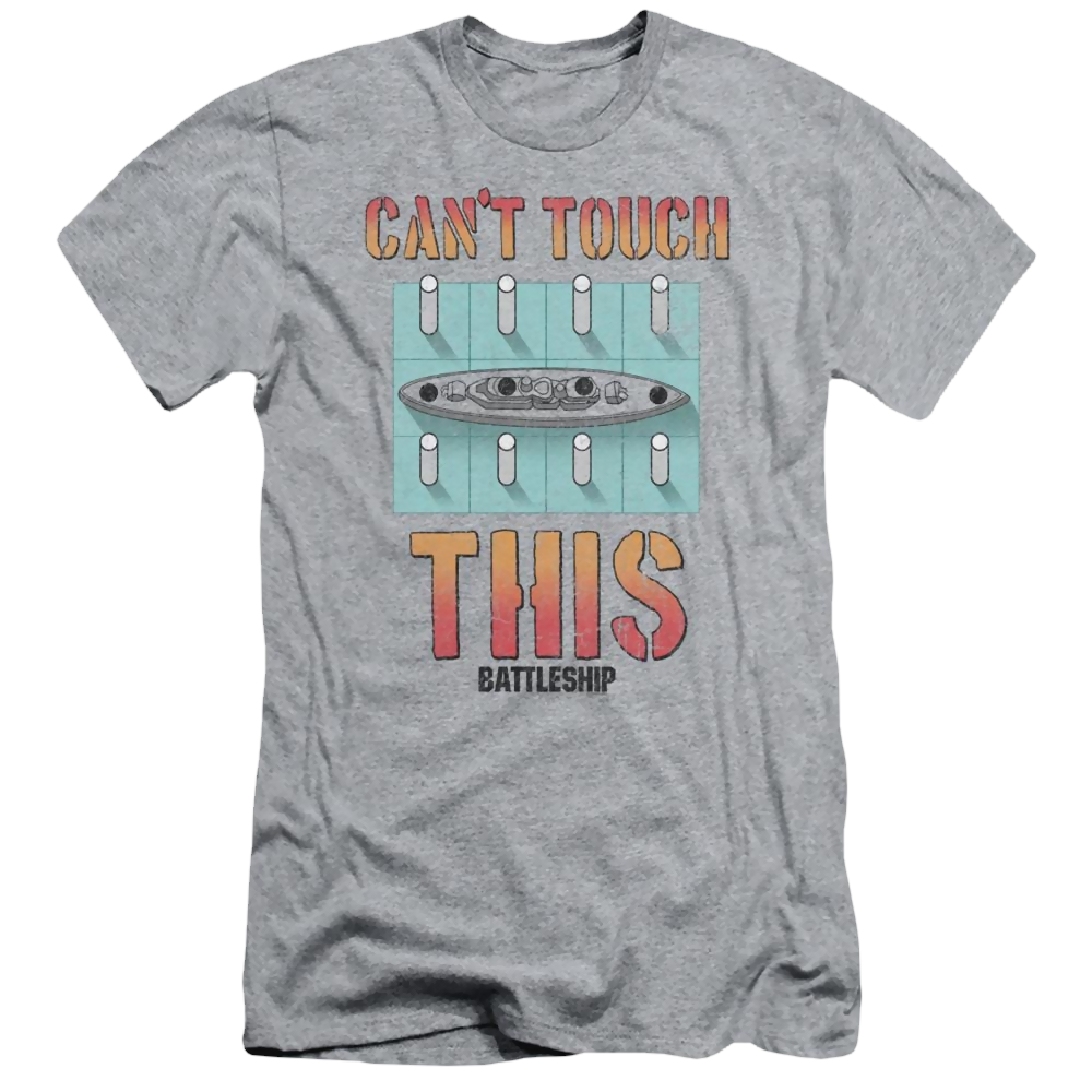 Battleship Can't Touch This - Men's Slim Fit T-Shirt Hoodie, Sweatshirt | CiraTrend.com