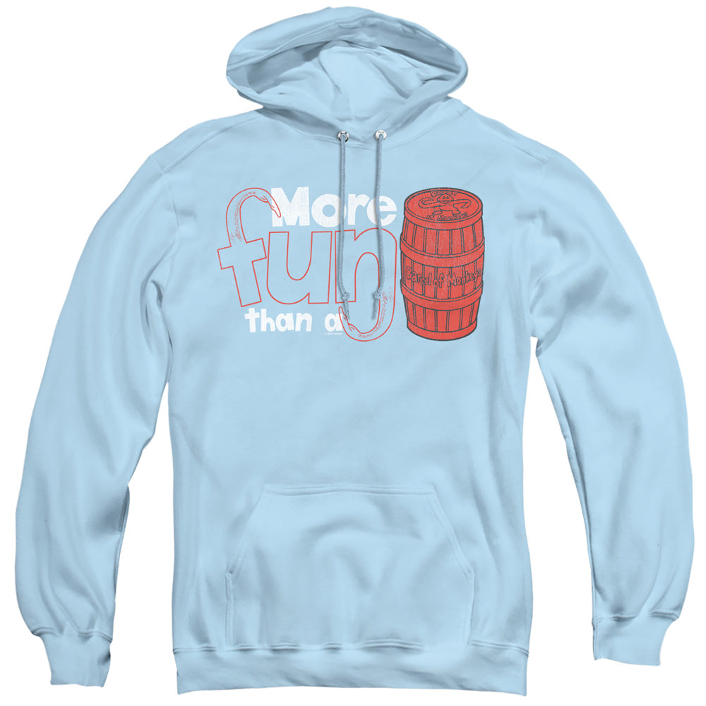 Barrel Of Monkeys More Fun Mens Hoodie Light Blue T-Shirts, Sweatshirt | CiraTrend.com (Image 1)