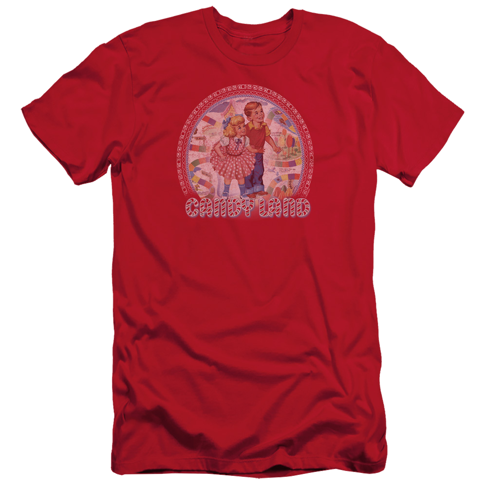 Candy Land Vintage - Men's Slim Fit T-Shirt Hoodie, Sweatshirt | CiraTrend.com