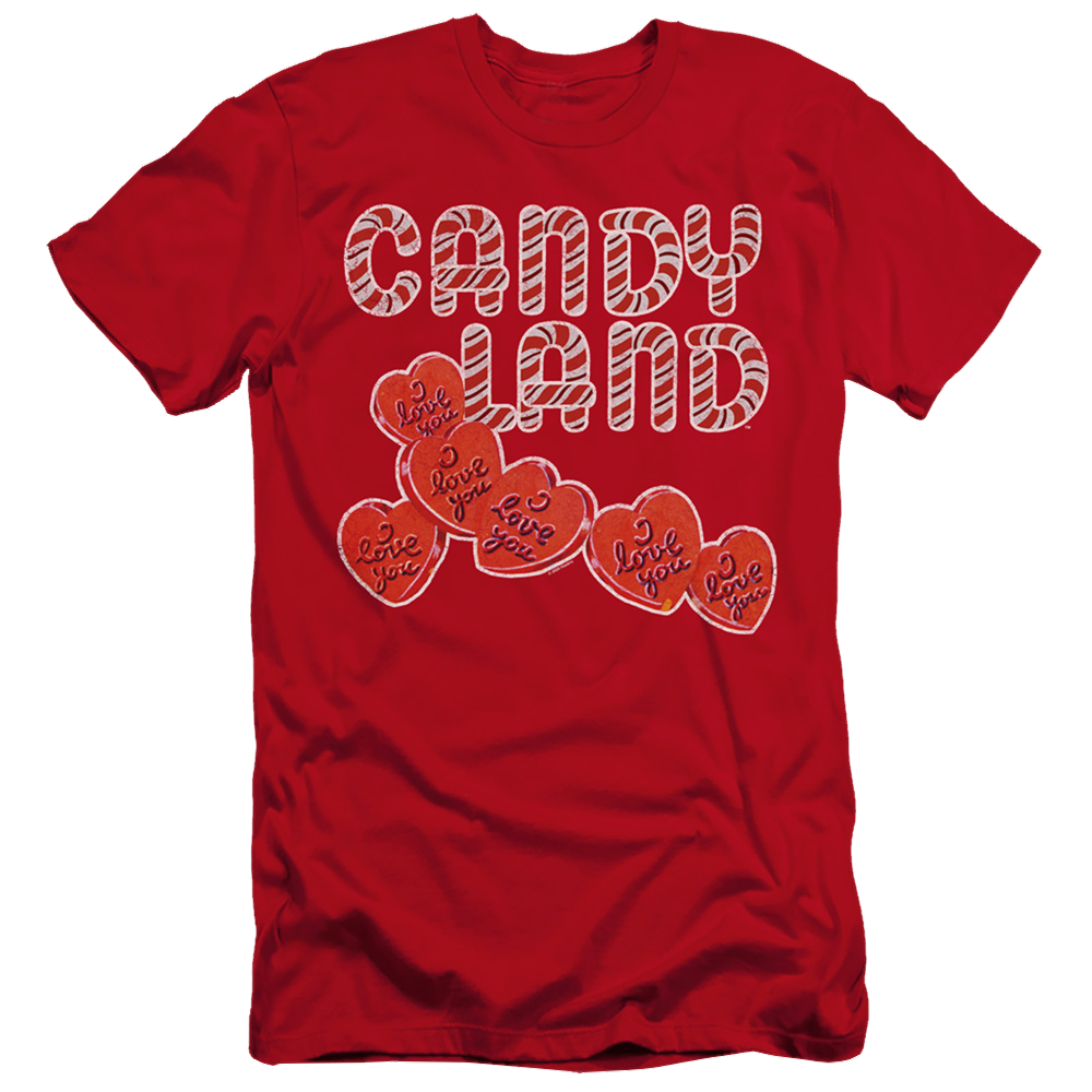 Candy Land I Love You - Men's Premium Slim Fit T-Shirt Hoodie, Sweatshirt | CiraTrend.com