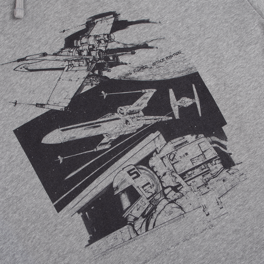 X-Wing Storyboard Collage Hoodie T-Shirts, Sweatshirt | CiraTrend.com (Image 2)