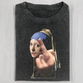 HET MEISJE MET DE PAREL Middle Finger T-Shirt, Funny Shirt, Unisex T-Shirt, Gift For Men Women Hoodie, Sweatshirt