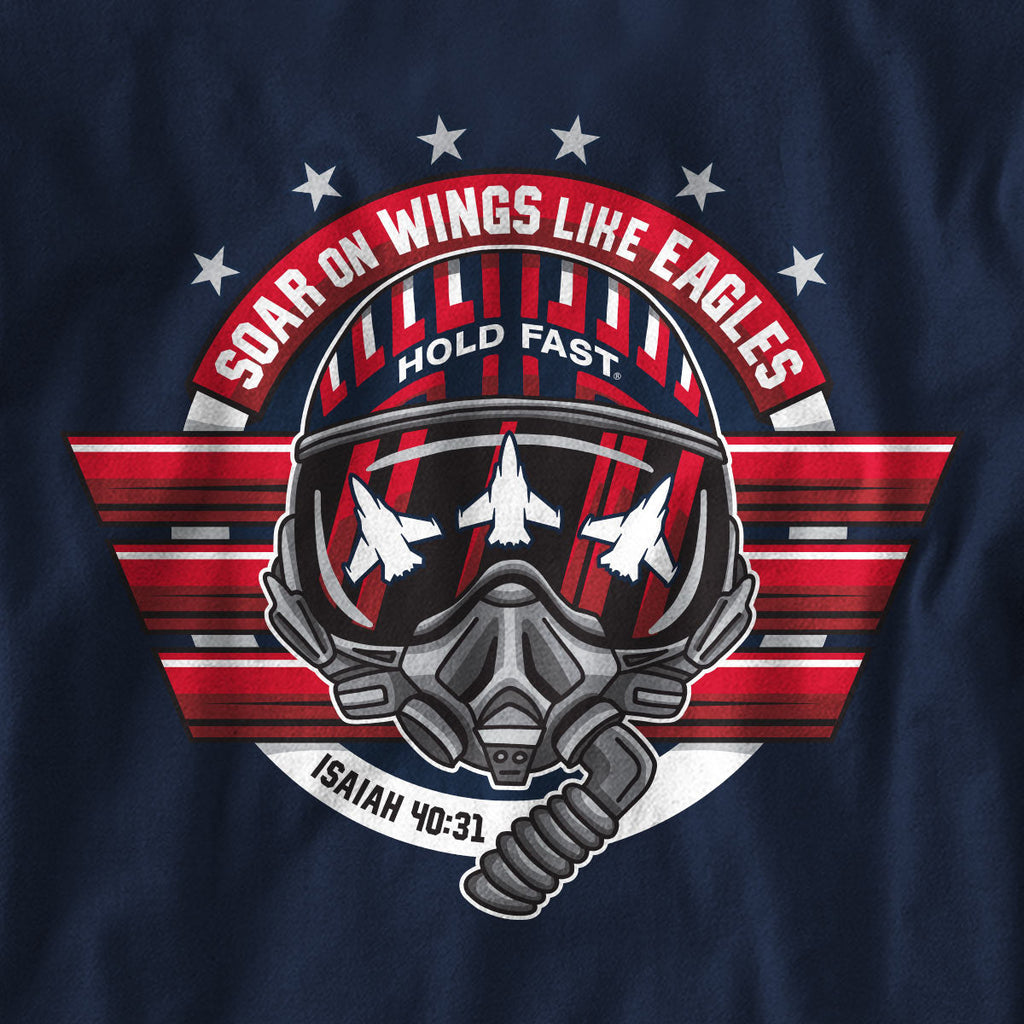 Hold Fast Mens Long Sleeve T-Shirt Soar On Wings Hoodie, Sweatshirt | CiraTrend.com (Image 4)