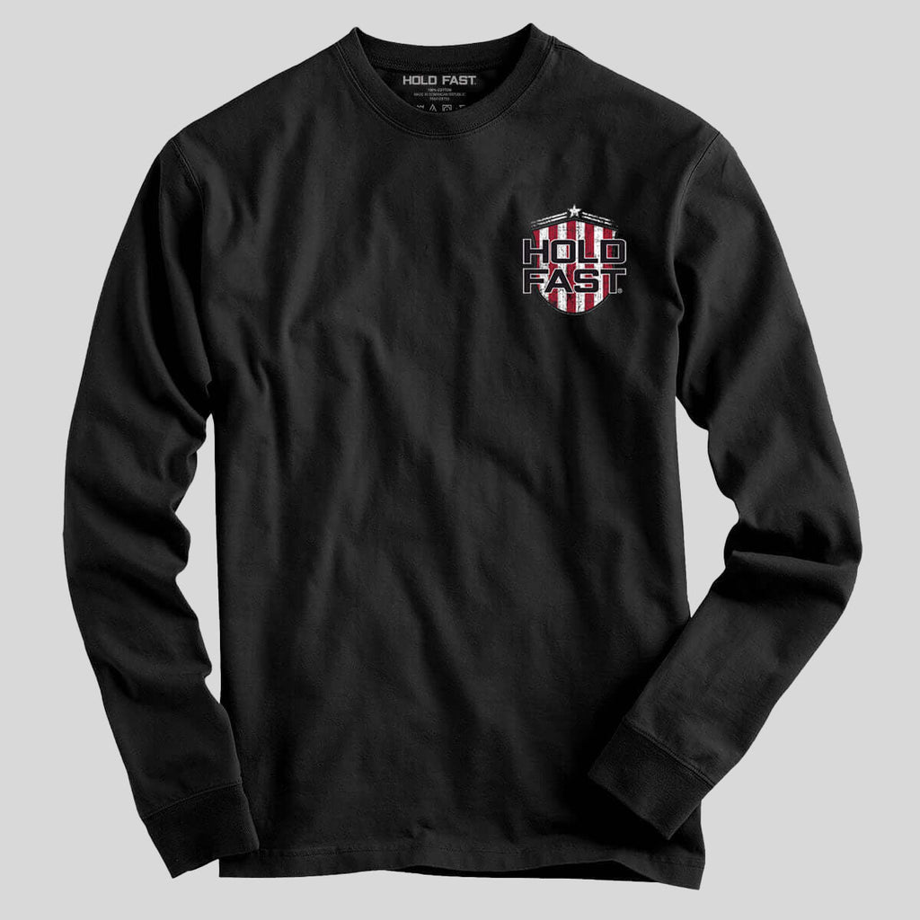 Hold Fast Mens Long Sleeve T-Shirt Gone Under Hoodie, Sweatshirt | CiraTrend.com (Image 2)